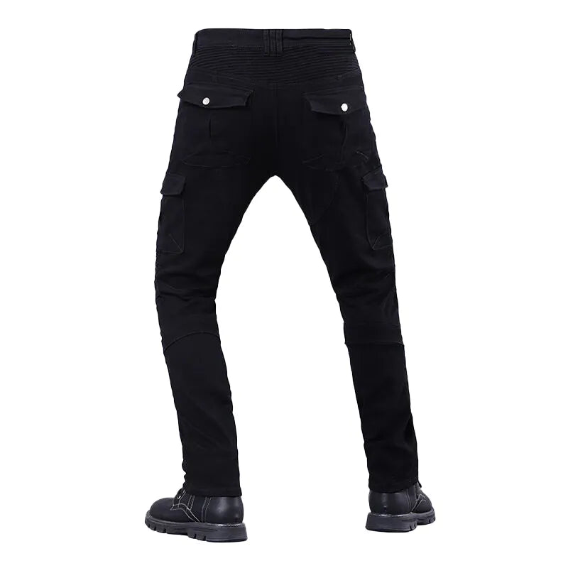 New Outdoor Riding Motorcycle Jeans Spring Summer Autumn Motorcycle Pants Classic Drop-resistant Pants With Protective Gear