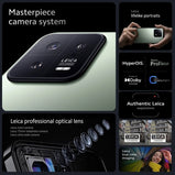 Global Verison Xiaomi 13 Snapdragon 8 Gen 2 120Hz 6.36'' AMOLED Display 67W Charger WIFI 7 Capability