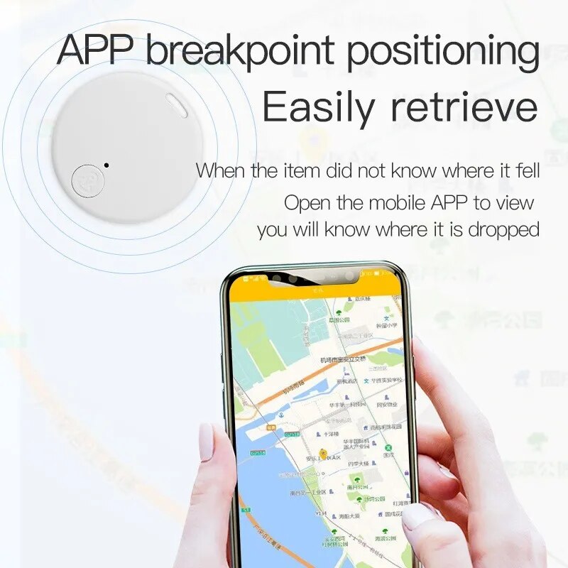 GPS Tracker Smart Key Finder Locator for Kids Older Pets Key Wallet Car Bag Luggage Phone Alarm Sensor Anti Lost Wireless Seeker