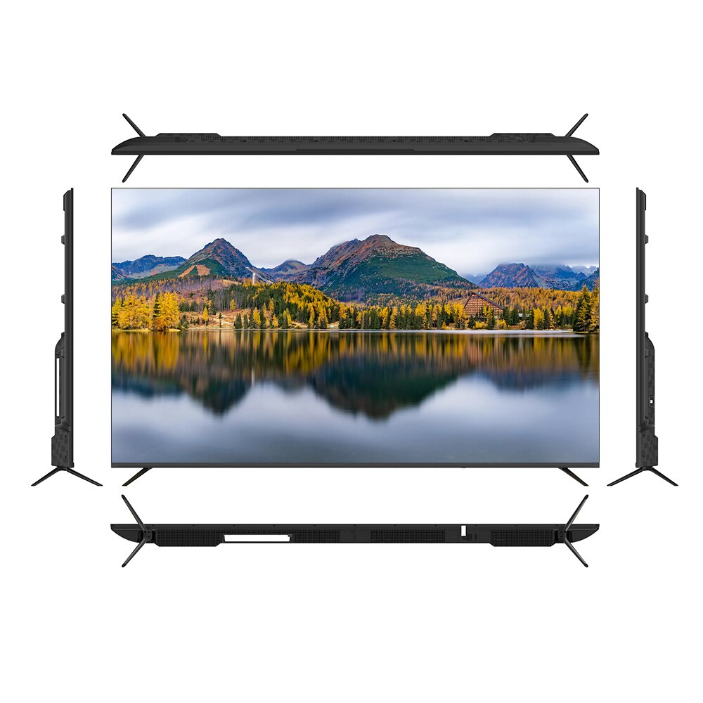 Custom 4K 50 55 65 75 Inch UHD LED Television wifi TV Best Quality HD LCD Smart TV