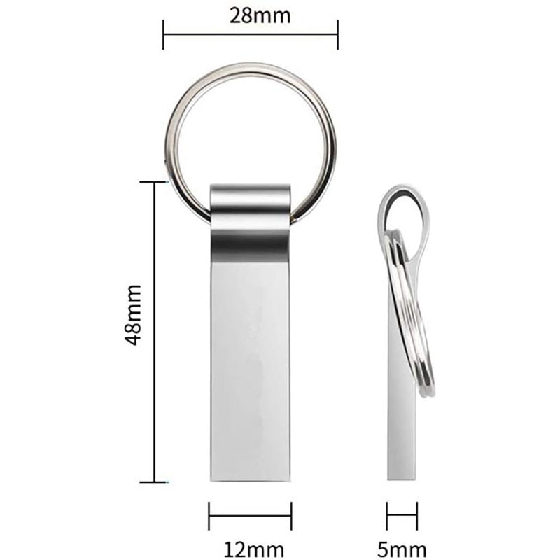 waterproof metal USB Flash Drive 16gb 32gb 64gb 128gb flash disk Pendrive флешка usb memory stick USB 2.0 Flash USB Stick