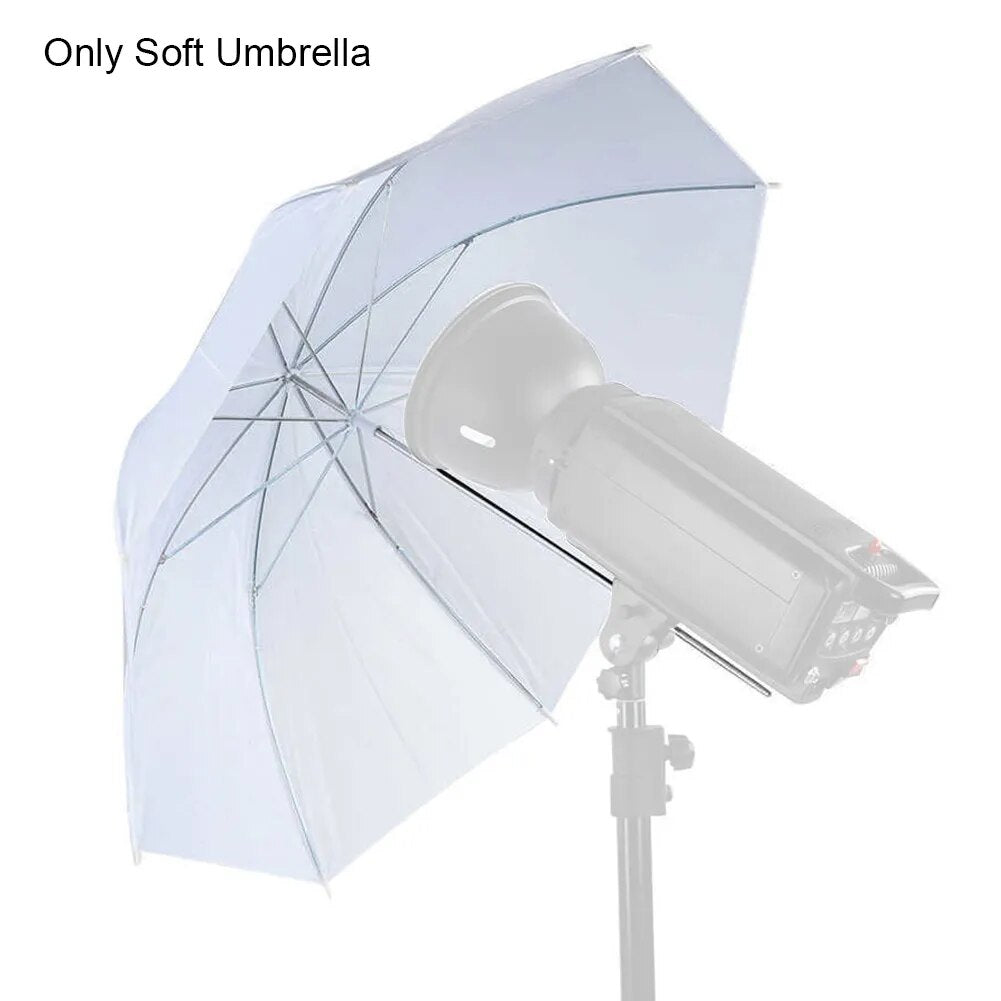 50cm Photography Soft Light Umbrella Photo Studio Shooting Prop Flash Lighting Accessories Cloth Umbrella Photography Reflector