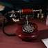 Antique Corded Telephone Resin Fixed Digital Retro Phone Button Dial Vintage Decorative Rotary Dial Telephones Landline For Home