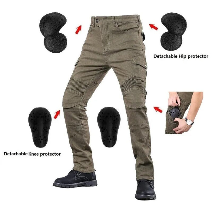 Moto Equipment For Men Motorcycle Pants Pantalon Motocross Belt Protective Gear Motorcycle Driver's License Test Motos Jeans