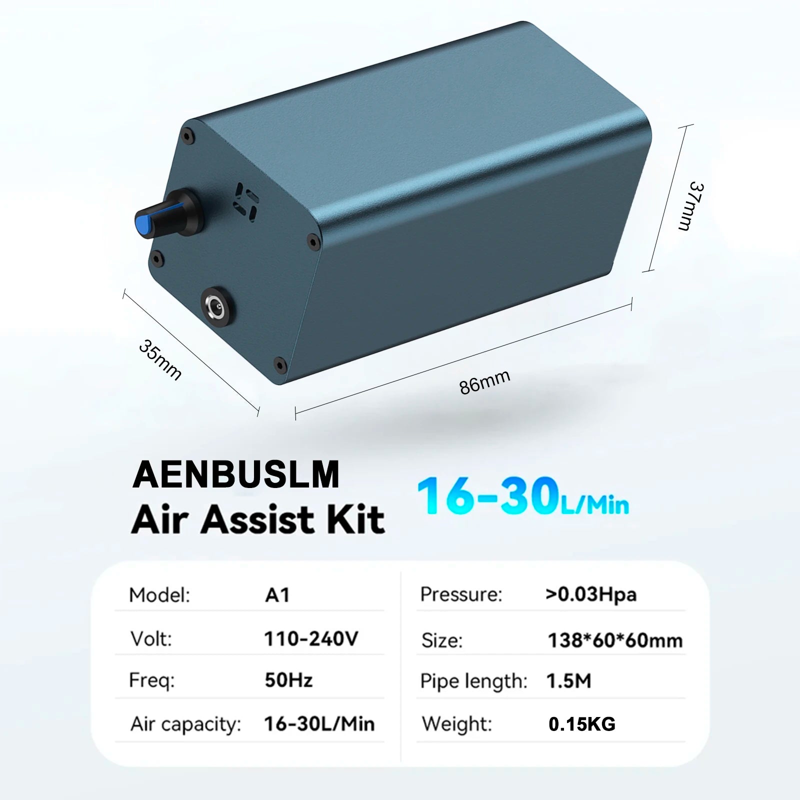 AENBUSLM 40W CNC Laser Engraver Lazer Engraving Head Air Assist for Laser Module Router Machine Engraver DIY Woodworking Tools