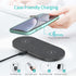 2 In 1 Dual Seat Wireless Charger 40W For iPhone 14 13 12 11 XS XR X 8 Airpods 3 Pro Samsung S22 S21 Double Fast Charging Pad