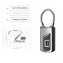 Biometric Padlock keyless Waterproof Fingerprint Lock Smart Locks Anti-theft Fingerprint Padlock for Gym Home Backpack Bike