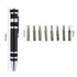 11cm Multifunction 8 In 1 Pocket Precision Mini Screwdriver Pen Repair Hand Tools Kit Hand Tools