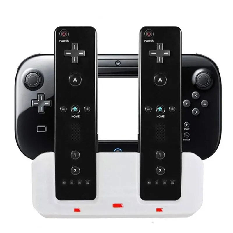 NEW2023 G32B Charging Station Dock Stand Charger  Remote Controller  U Gamepad with Batteries and USB Charging Cord