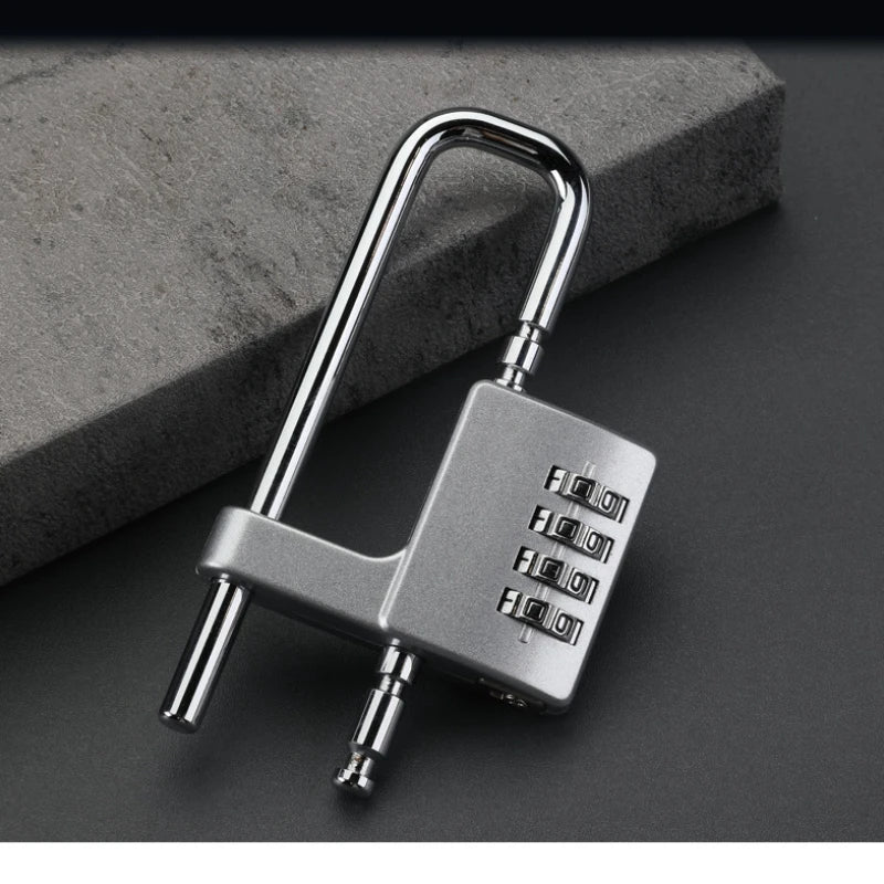 Combination Padlock 3 PCS Password Locks 4 Digit Waterproof Outdoor Lock for Door Suitcase Bag Package Cabinet Locker Window