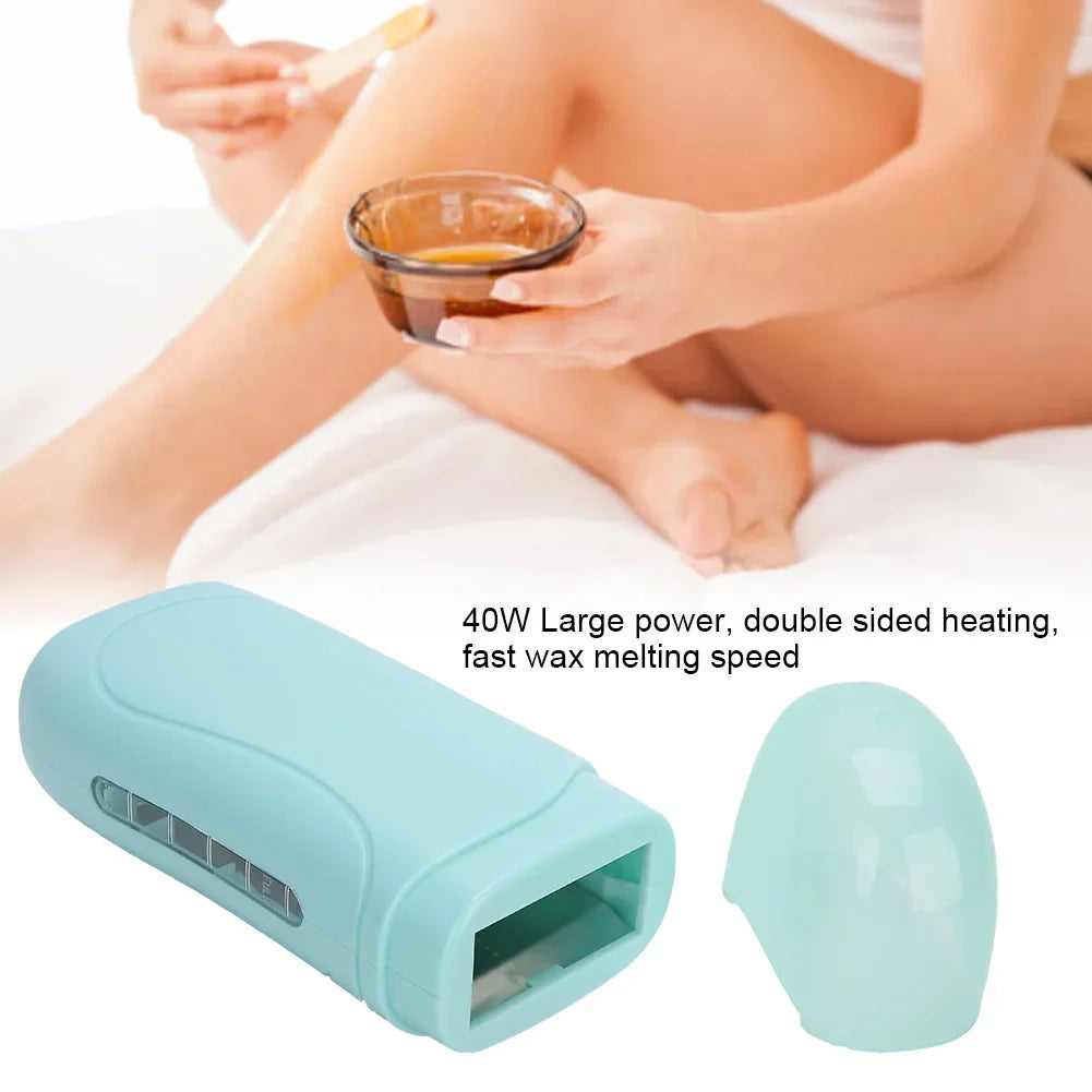 40W High Power Profession Hair Removal Wax Heater Double Wax Safety Heaters Hair Removal Wax Machine Body Hair Cleaning Trimmer