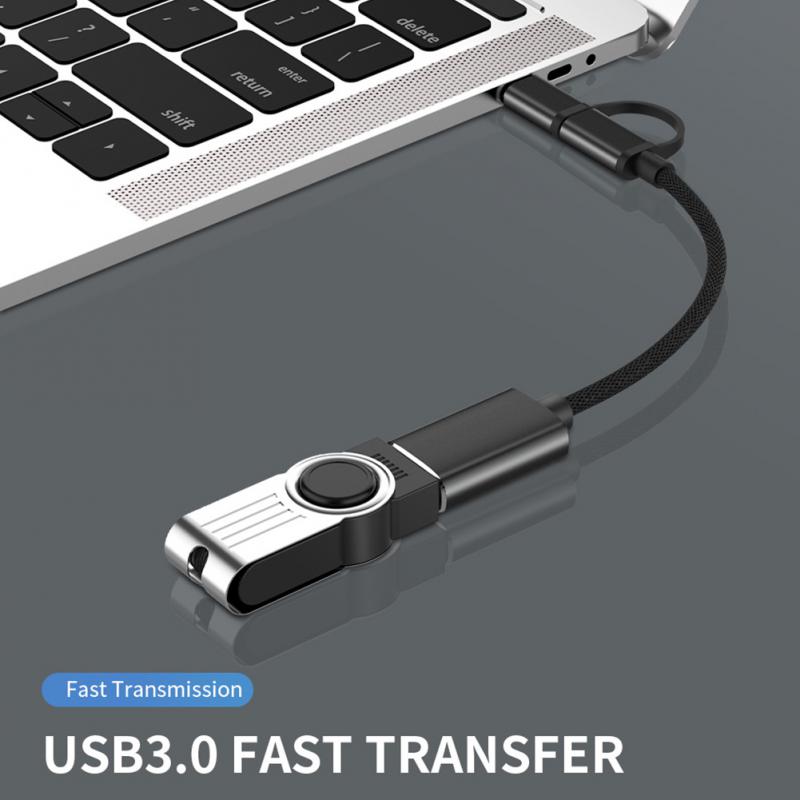 Type C To USB3.0 Adapters Type C/Micro USB Male To USB 2.0 Female Converter OTG Data Transfer Mobile Phone Adapters Converters