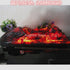 Electric fireplace simulation charcoal fake firewood Bonfire shoot props museum hall decorations craft Halloween Christmas party