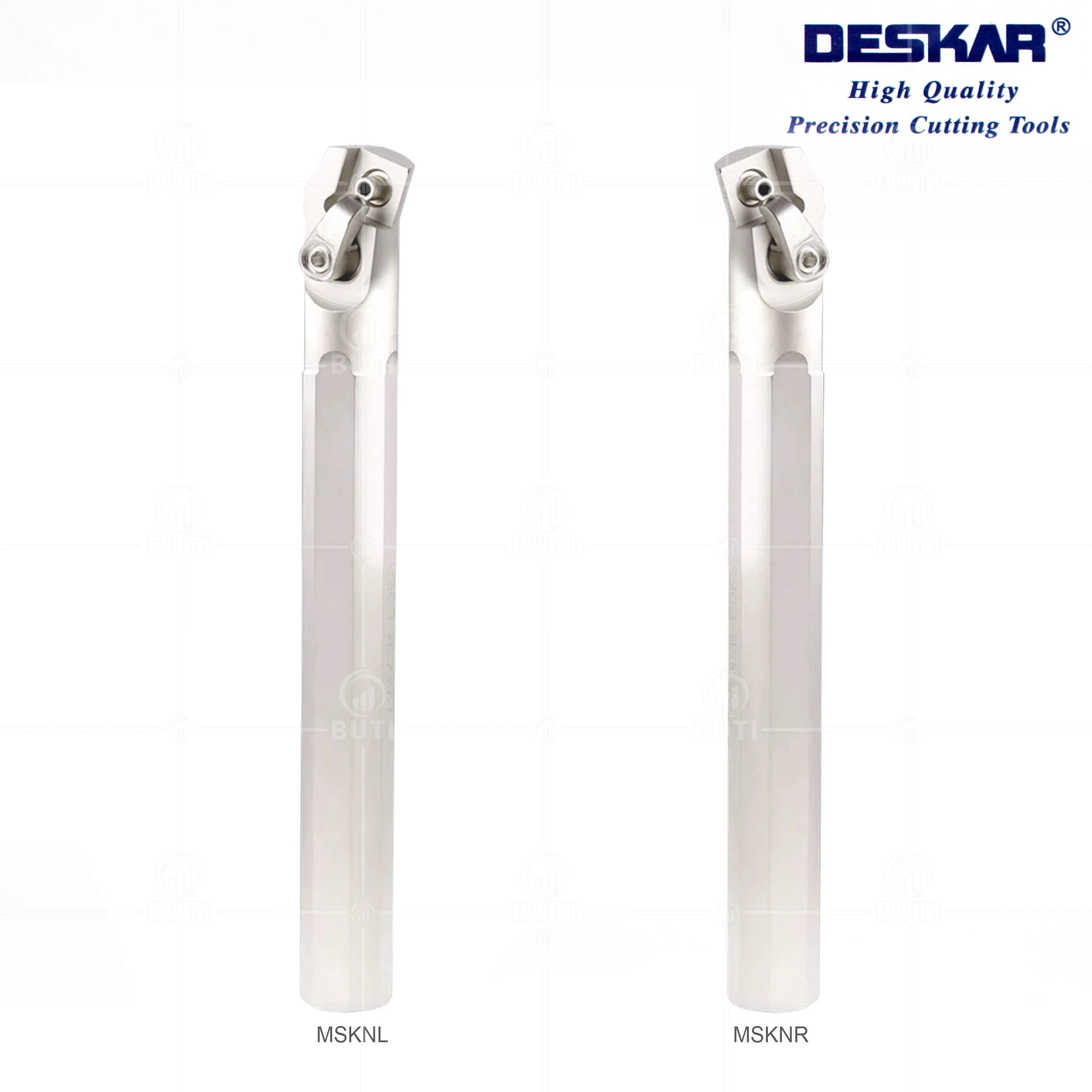 DESKAR 100% Original MSKNR/L CNC White Tool Holder HSS Metal Lathe Internal Turning Boring Bar For SNMG12 Carbide Cutting Insert
