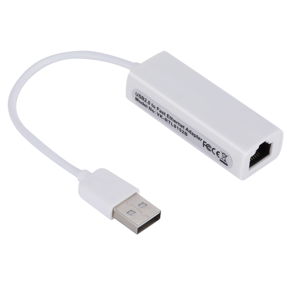 10/100Mbps USB Network Card USB 2.0 to Rj45 Lan Ethernet Adapter RTL8152B Network Card for PC Macbook Laptop Windows 7 8 10