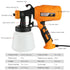 500W Portable Electric Spray Gun 900ml Flow Control Three Adjustable Nozzle for Furniture/Walls/Fences Household Paint Sprayer