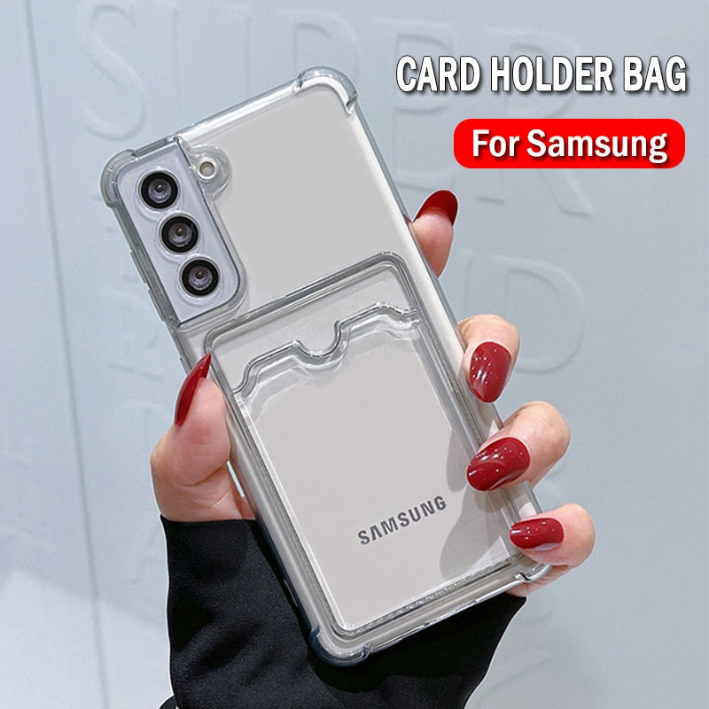 Card Holder Wallet Case For Samsung A52S 5G A52 A 52 A72 A53 S23 S22 Ultra A51 A71 A13 A12 A32 A50 A23 A73 A31 Card Pocket Cover