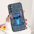 For Samsung Galaxy A34 5G Case 6.5" Soft TPU Back Cover Cute Stitch Lilo Disney Coque For Samsung A 34 A34 SM-A346E Funda Bumper