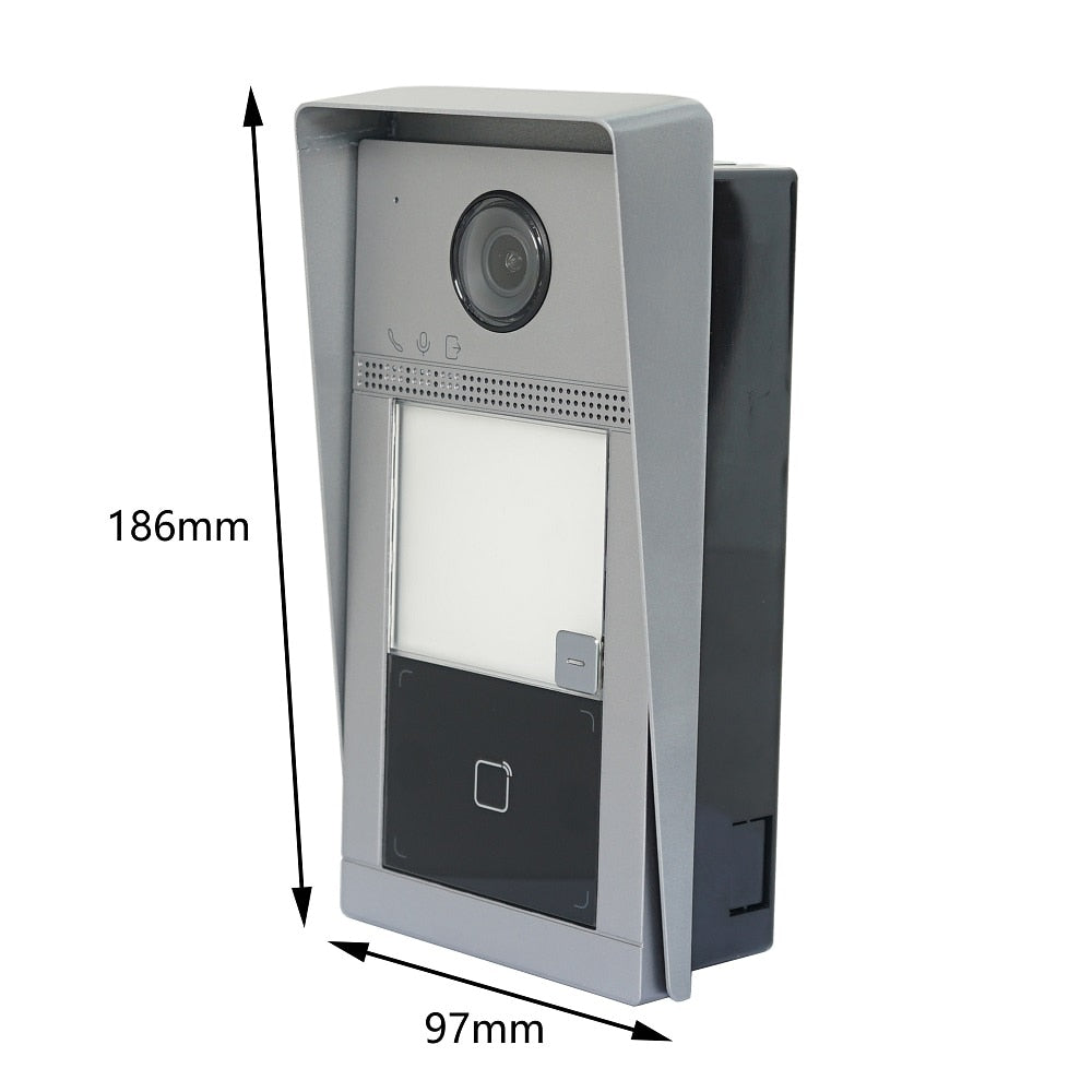 HIK 1-4 button DS-KV8113/8213/8413-WME1(C) IP Doorbell,WiFi Doorbell ,Door phone, Video Intercom,waterproof, support Card