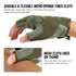 Fingerless Glove Motorcycle Half Finger Gloves Touch Screen Motorbike Motocross Moto Riding Cycling Racing Biker Protective Gear