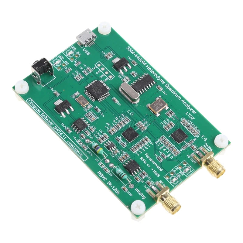 35M-4400M USB Spectrum Analyzer Module Spectrum Tool Single Circuit/Screen/Metal