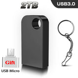 New PEN DRIVE 2TB High Speed USB 3.0 Flash Drive 2TB Pendrive 2 in 1 Adpater U Disk 2TB Waterproof Mini Flash Drive Best Gift