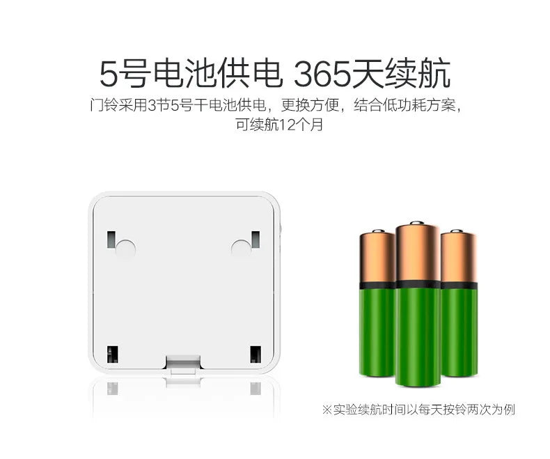 WIFI IP Doorbell AAA Battery Long Time Standby Video Door Phone Intercom Visual Doorbell Peephole Viewer