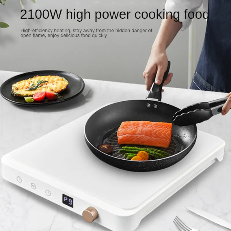 Smart in the induction cooker household energy-saving ultra-thin hot pot cooking  multi-function integrated battery stove
