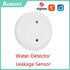 Zigbee Water Immersion Sensor Smart Life Leakage Sensor Water Linkage Alarm App Remote Monitoring Water Leak Detector Tuya