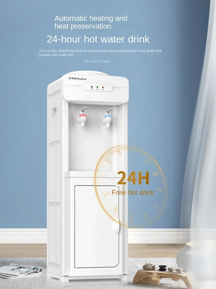 Vertical hot and cold water dispenser household small multi-functional top bucket fully automatic water supply office new model