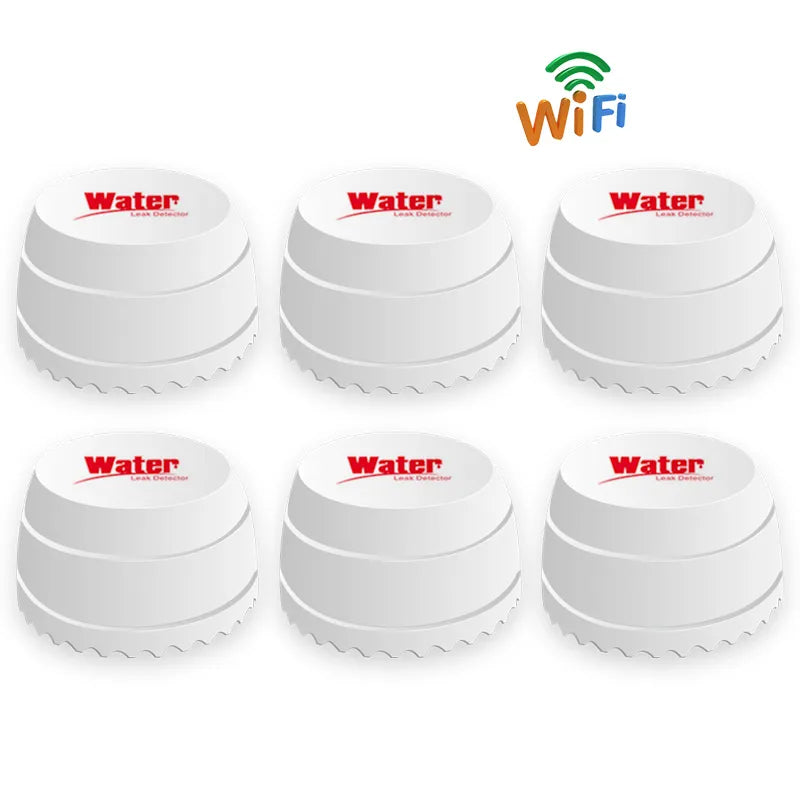 Wifi Leak Detector Water Detector Leakage Sensor Smart Home Alarm Tuyasmart Smart Life APP Flood Alert Overflow Security