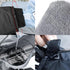 Winter Motorcycle Gloves 1 Pair Waterproof Winter Warmer Gloves Front Wind-Breaking Guard With Reflective Strip For Cold Weather