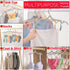Travel Portable Folding Hanger Space-Saving Travel Hangers with Clips Multi-Functional Clothes Drying Rack Storage Organizer