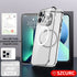New magsafe High-end luxury Titanium alloy frame button lock For iPhone 14 Pro Max iphone 360°Fully protected iphone 13 12 11