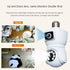 E9 Dual Lens Bulb Light Camara Indoor Night Vision Wireless Smart Camera 360 Degree Panoramic Wifi Bulb Dome Socket Network Came