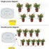 WiFi Self Watering Plant Waterer Save Water Remote Mobile Phone Control Irrigation Timer for Lawn Vegetable Garden Potted Garden
