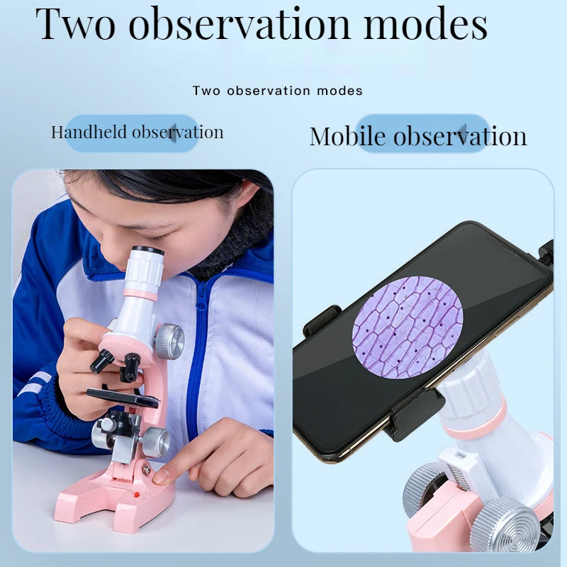 Microscope Professional Optics, Household Children's Science, Junior High School Biology Experiment Toy Set