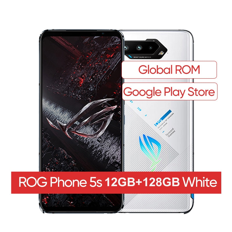 Global ROM ASUS ROG Phone 5S 5 S 5G Mobile Phone Snapdragon 888+ 6.78'' 144Hz AMOLED 6000mAh 65W Fast charging Gaming Phone NFC