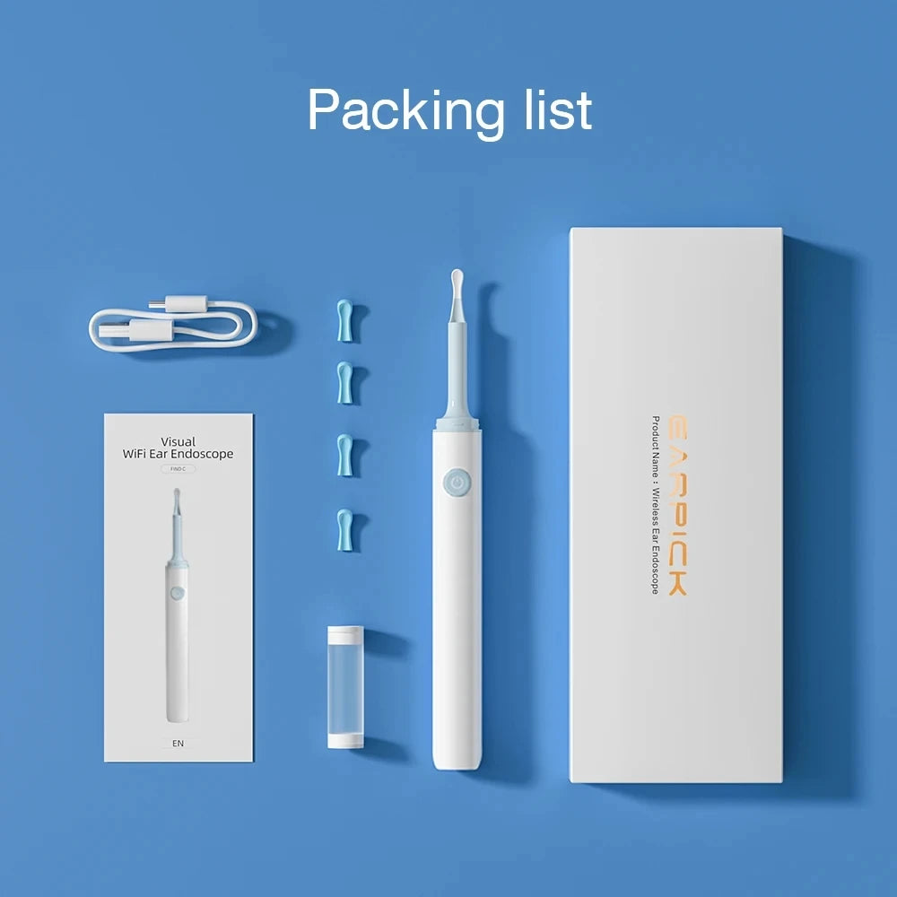 Wireless Smart Visual Ear Cleaner 3.9mm Wifi Visual Earwax Clean Earpick 5million Earscope Endoscope  Inspection Otoscope Camera