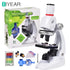 Science Kits For Kids Beginner Microscope With LED 100X 400X 1200X Home School Science Educational Toy Birthday Gift