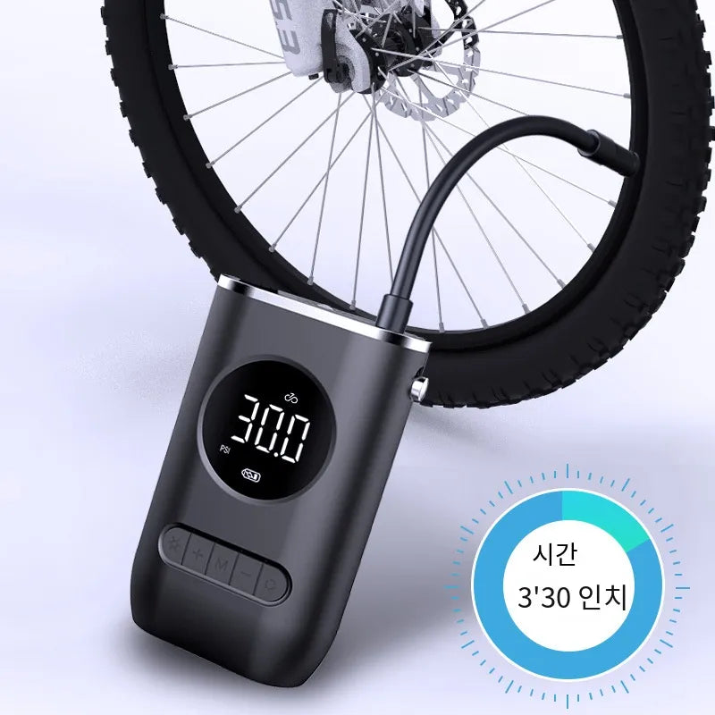 Car Electrical Air Pump Mini Portable Wireless Tire Inflatable Pump Inflator Air Compressor Pump for Car Motorcycle Bicycle Ball