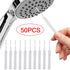 50/10pc Mini Shower Cleaning Brush Shower Head Anti-clogging Nylon Brush Computer Keyboard Cleaner Phone Hole Dust Cleaning Tool