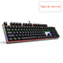 METOO 87 104keys Wired Gaming Mechanical Keyboard Russian LED Backlight For Gamer Laptop Computer