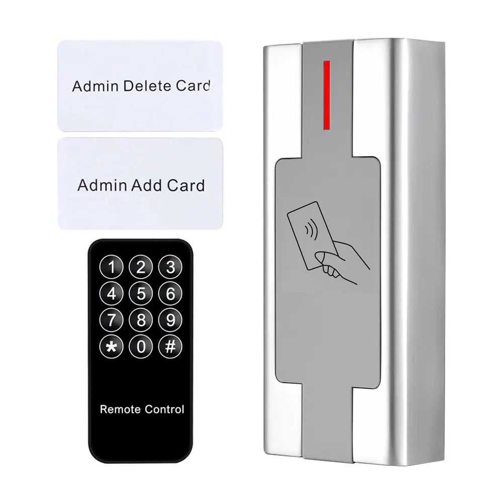 Metal Waterproof Access Control Keypad Wiegand M1 EM Card Reader RFID Standalone Keyboard for Door Enter Electronic Lock System