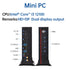 YINGCHI Mini PC Intel Core i3 10100/12100 i5 10400/12400 Home Office Desktop Computer