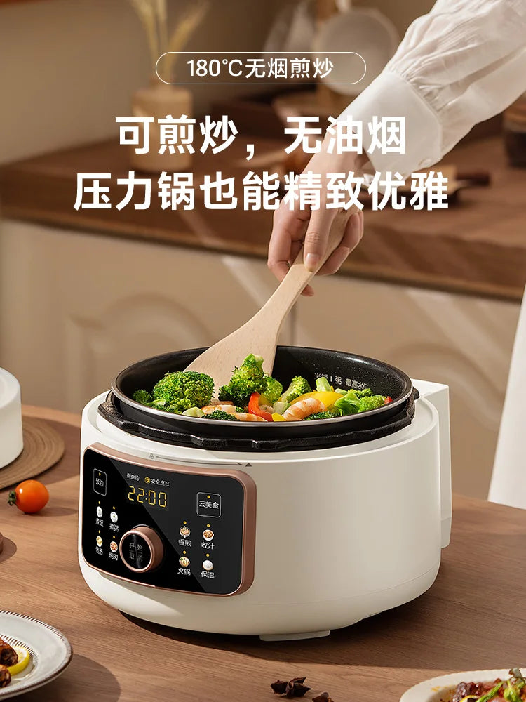 Midea's Electric Pressure Cooker Multifunctional Pressure Cooker Automatic Rice Cooker Electric Lunch Box  Food Warmer  Cooker
