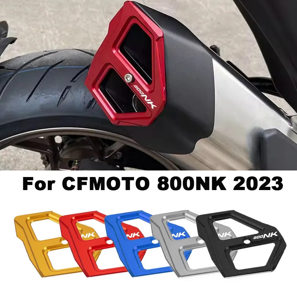 For CFMOTO 800NK Motorcycle  Accessiores Exhaust Hood  Guards Cover NK 800 NK800 2023 Rear Trim Decorative Cover Pipe Tail End