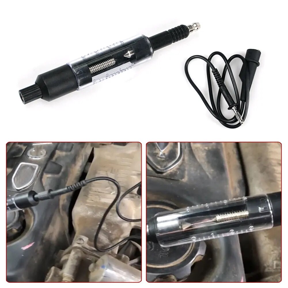 Automotive Car Repair Tool Universal Sparking Plug Tester Auto Ignition System Test Diagnostic Tool Adjustable Brake Gadget