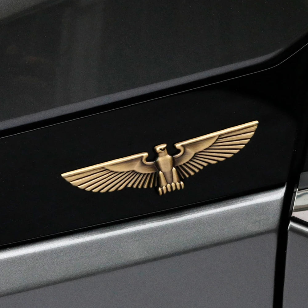 3D Eagle Wings Car Stickers Emblem Decals Sticker Emblem Badge Decal Car Accessories Adhesive Decals For All Vehicles