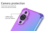 Clear Cute Gradient Huawei Nova 11 Pro Phone Case Slim Anti Scratch Flexible TPU Shockproof Cover for Nova 10 9 SE Y90 Y70 Plus